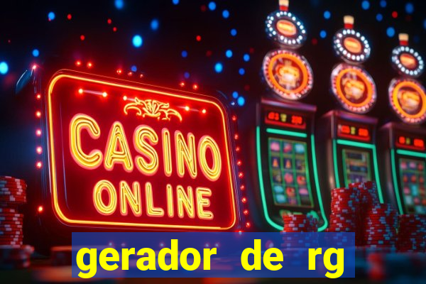 gerador de rg frente e verso